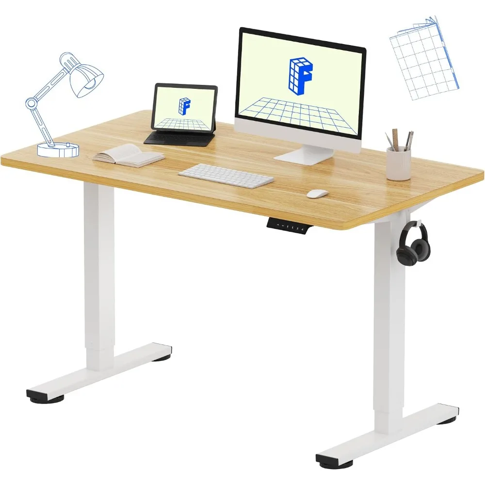 Desk Setup Dual Monitor - One-Piece 48
