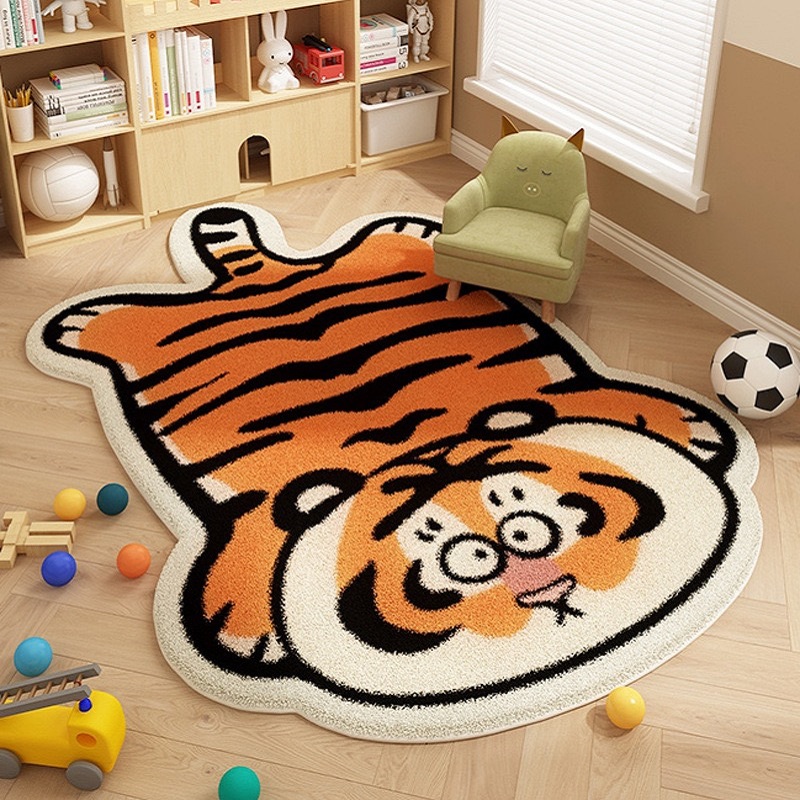 Desk Setup Girly - VIKAMA Cartoon Cute Imitation Cashmere Carpet