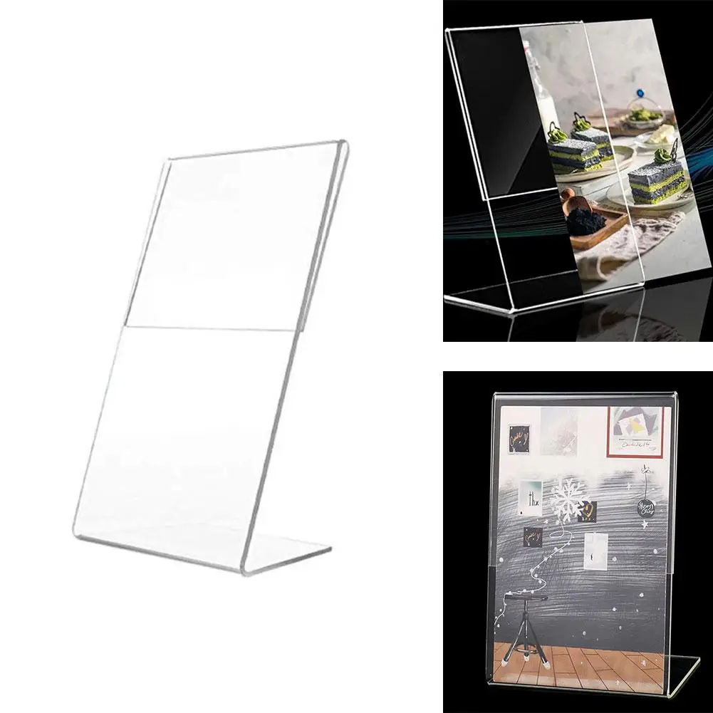 Desk Setup Poster - 1PC 10x15cm Photo Frame Clear Acrylic