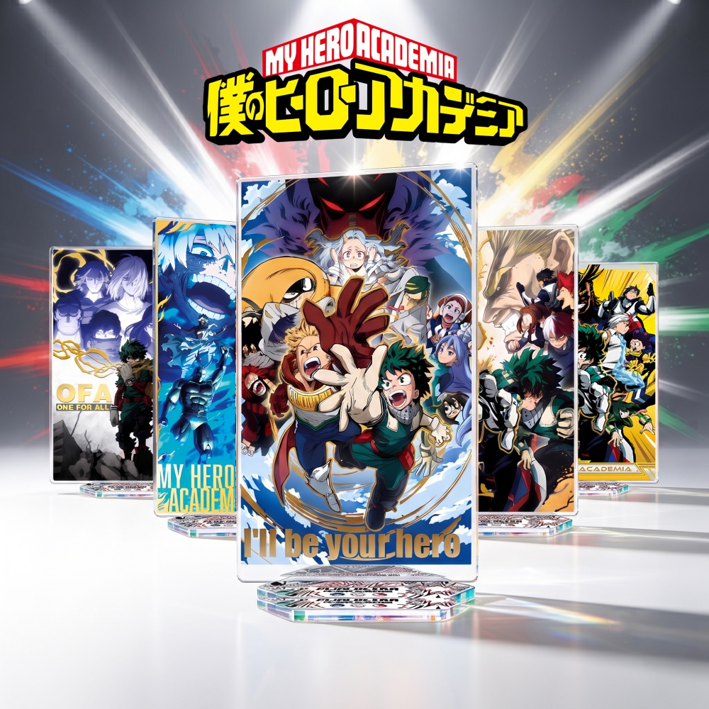 Desk Setup Poster - My Hero Academia Acrylic Stand Keychain