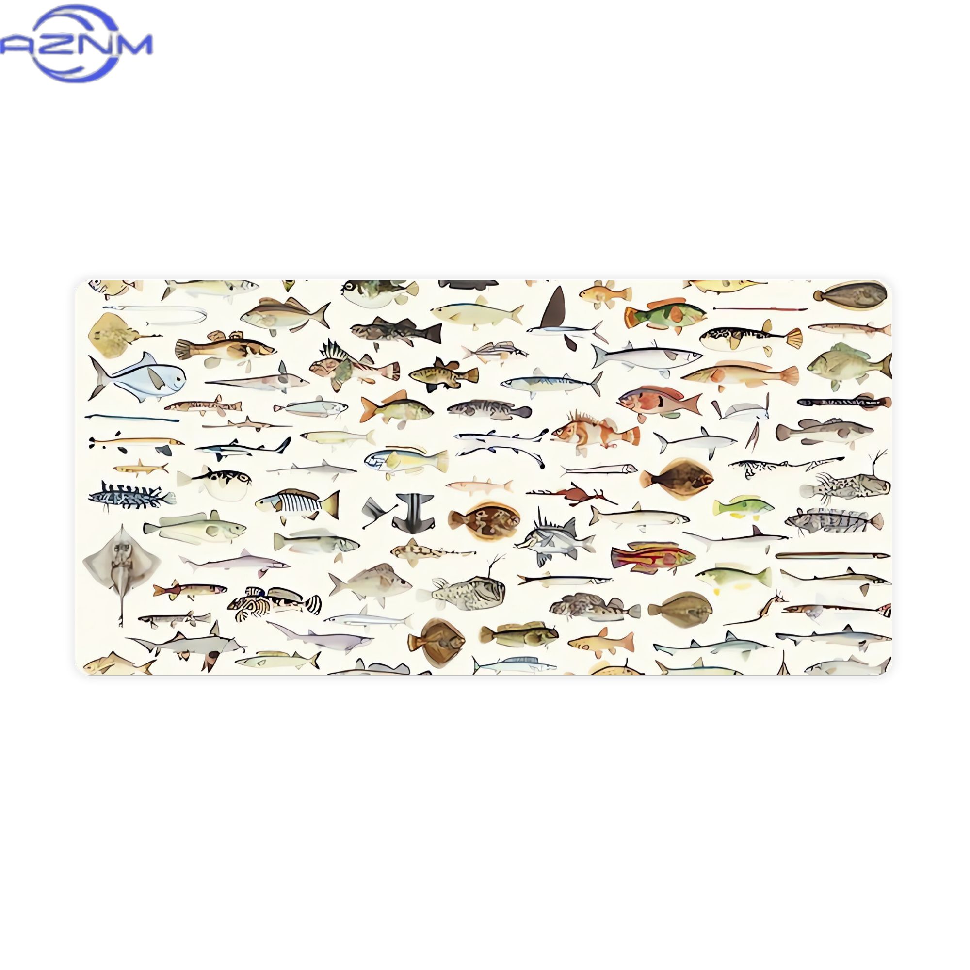 Desk Setup Bedroom - Fish Desk Mat for Mood Lighting