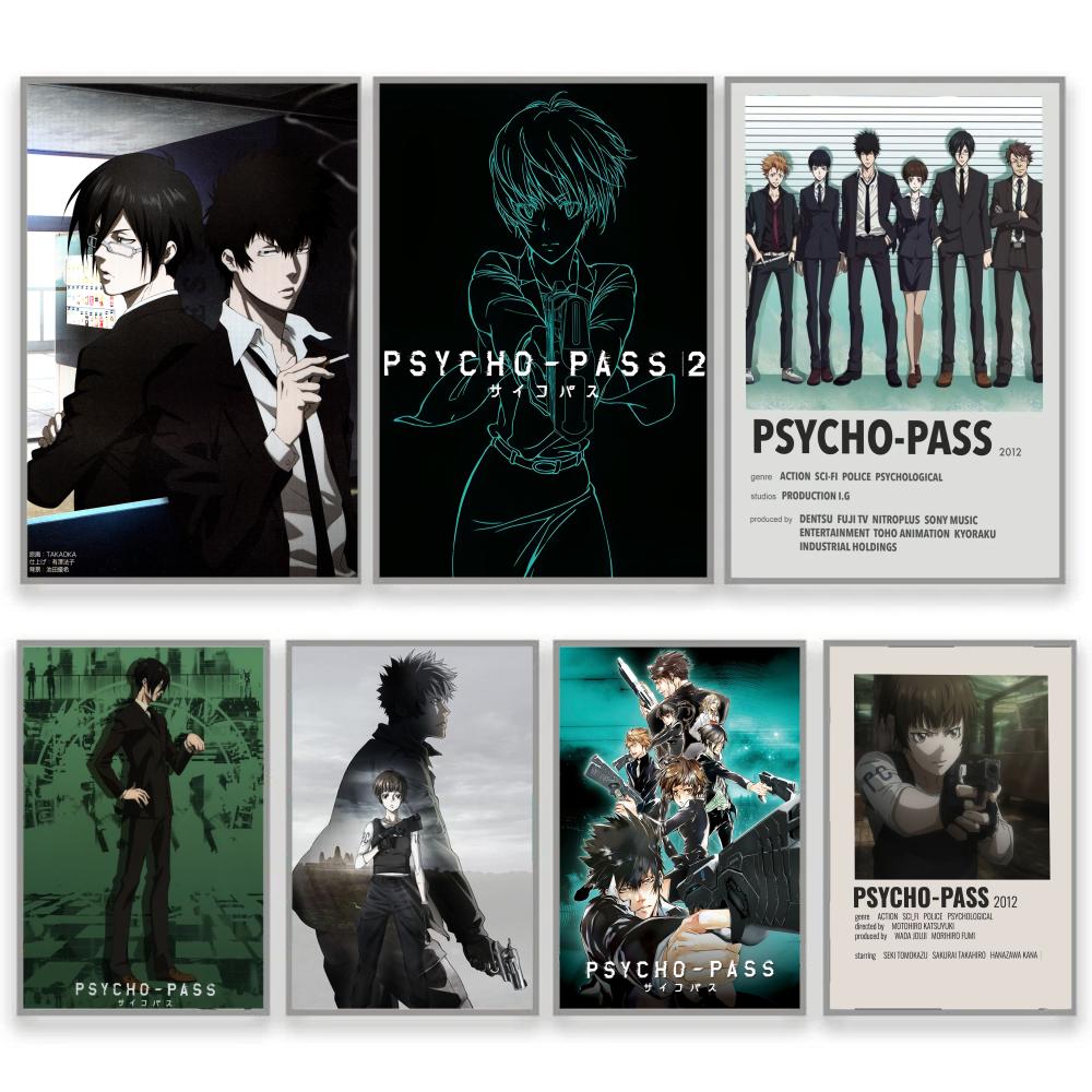 Desk Setup Poster - Animation P-Psycho-Pass Desk Setup Accessories PVC