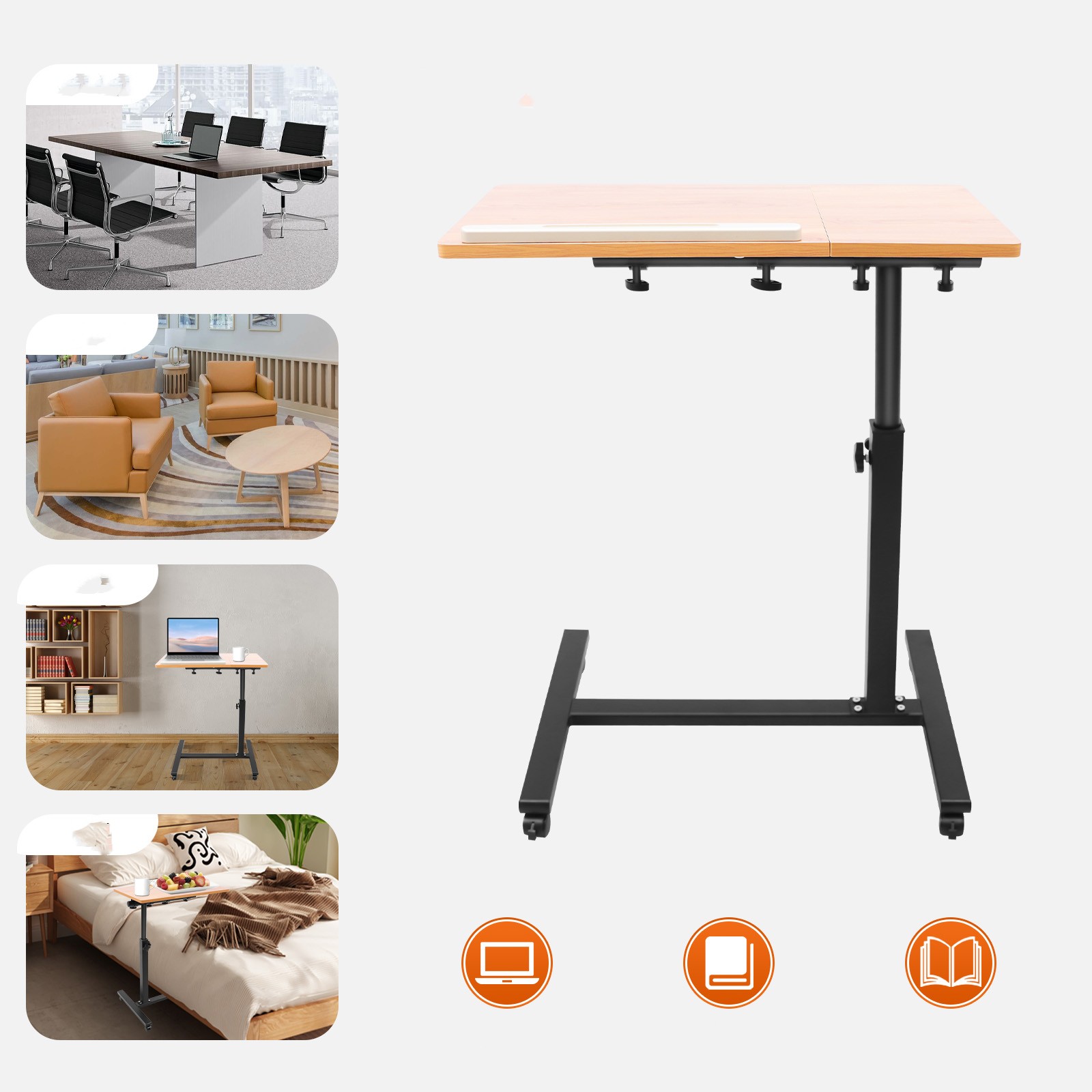 Mobile Laptop Table Adjustable - огляд і ціна Desk Setup Maker