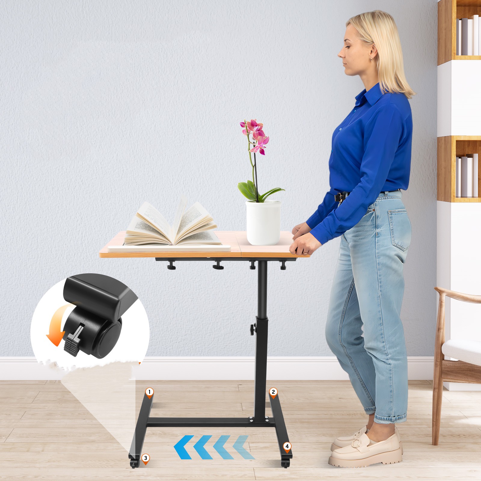 Mobile Laptop Table Adjustable - огляд і ціна Desk Setup Maker