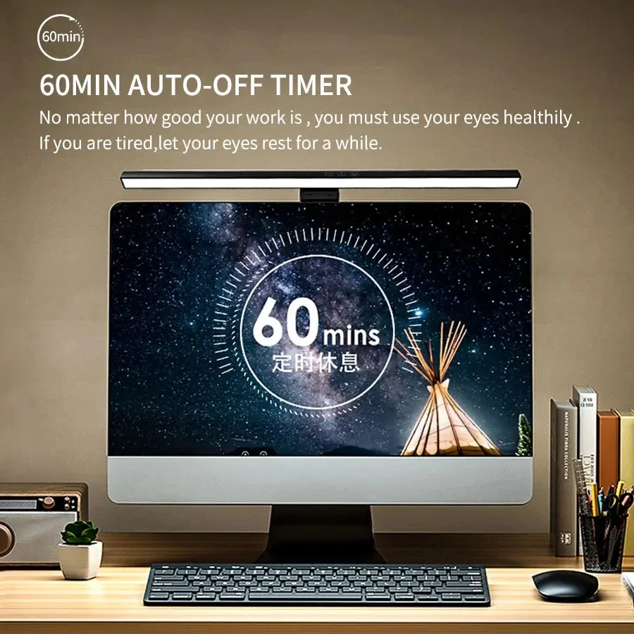 LED 33cm 50cm Monitor Light Ba - огляд і ціна Desk Setup Pc