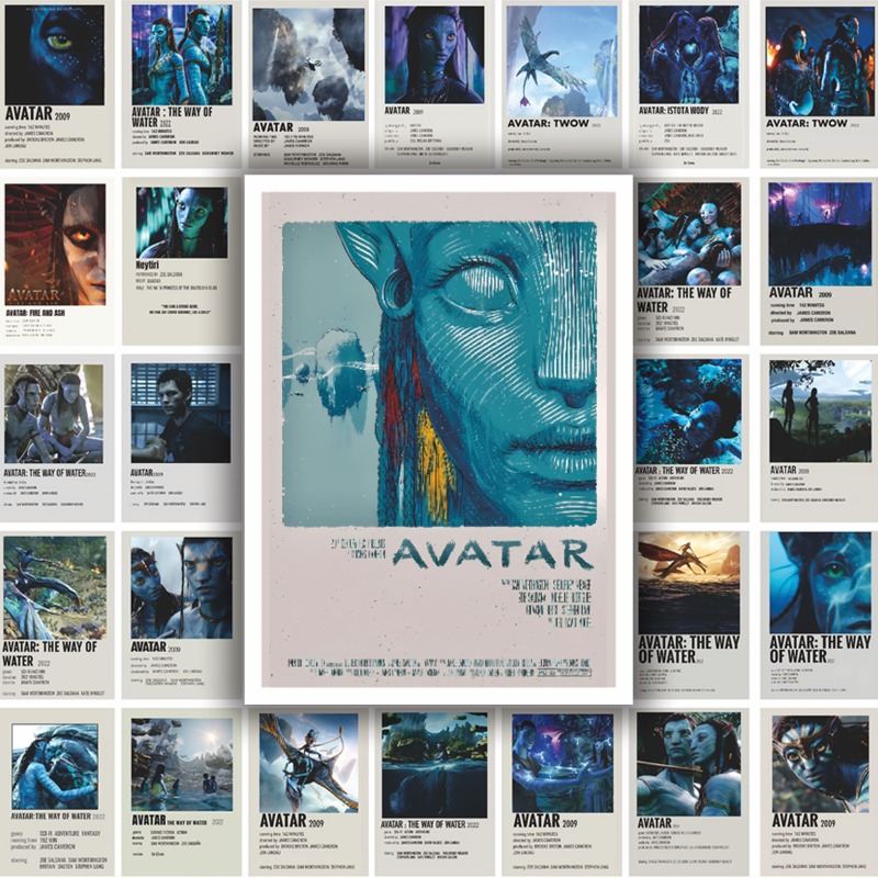 50pcs Avatar Movie Poster Stic - огляд і ціна Desk Setup Poster