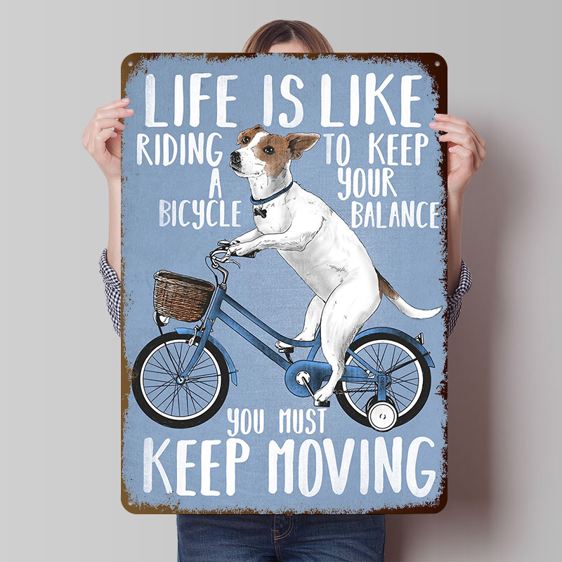 Life Is Like Riding a Bicy Met - огляд і ціна Desk Setup Poster