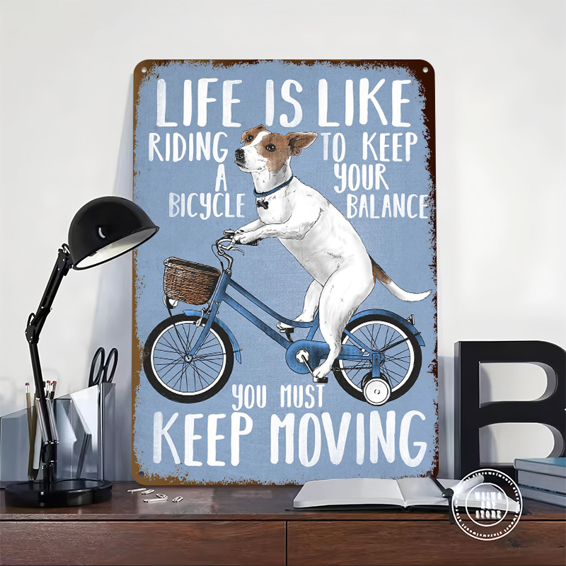 Life Is Like Riding a Bicy Met - огляд і ціна Desk Setup Poster