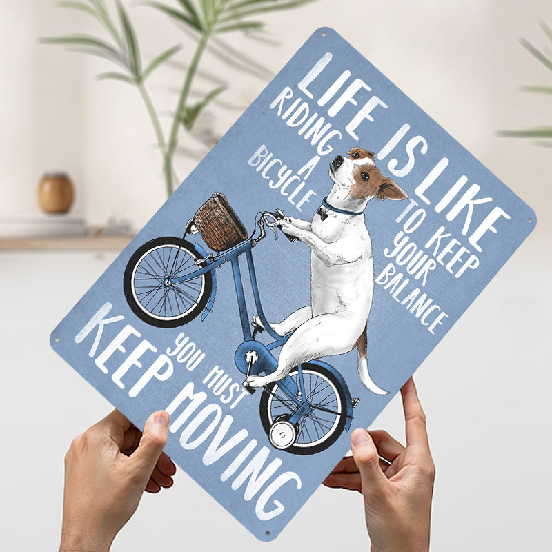 Life Is Like Riding a Bicy Met - огляд і ціна Desk Setup Poster