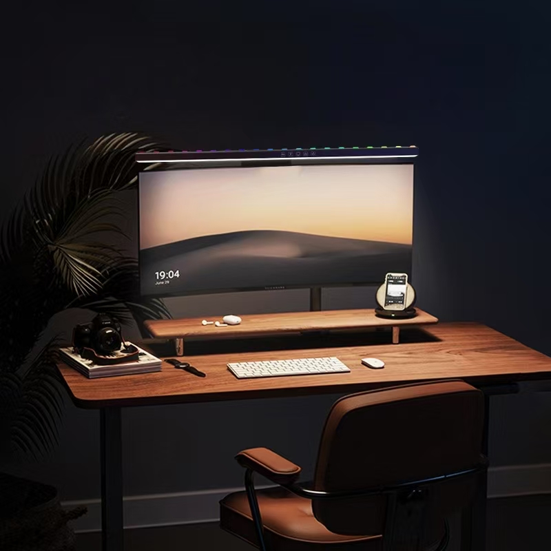 LED Monitor Light Hanging Desk - огляд і ціна Desk Setup Pc