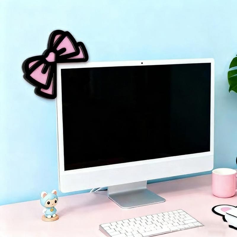 New 1/2Pcs Wooden Bowknot PC A - огляд і ціна Desk Setup Pc