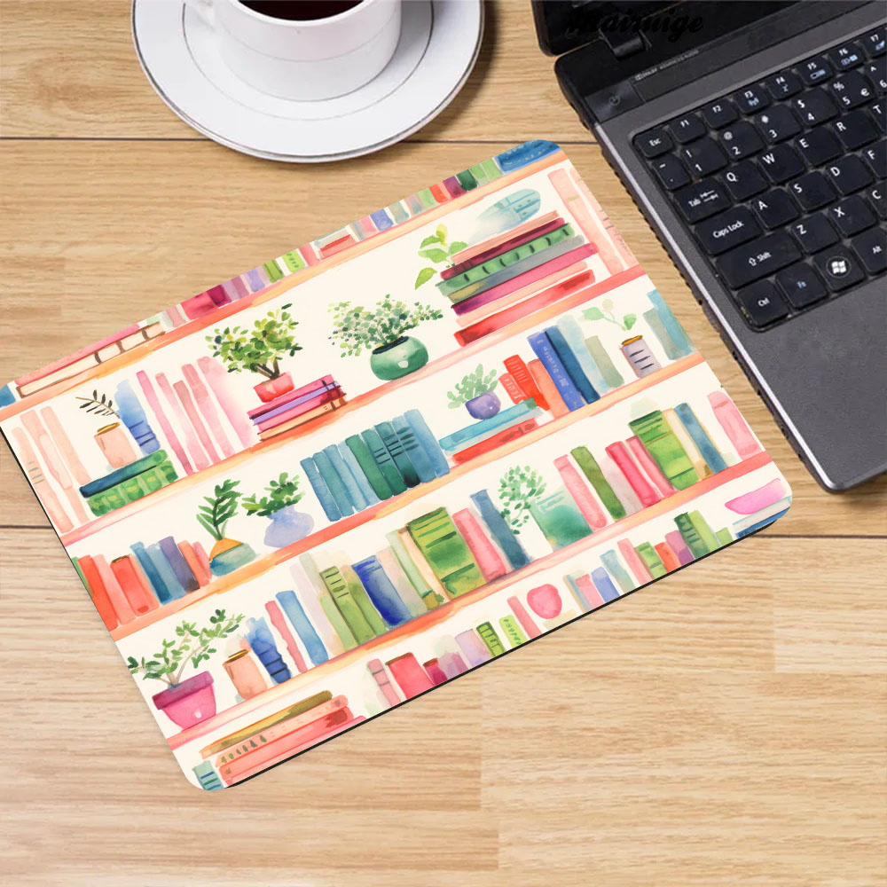 Plant Books Mouse Pad Home Off - огляд і ціна Desk Setup Books