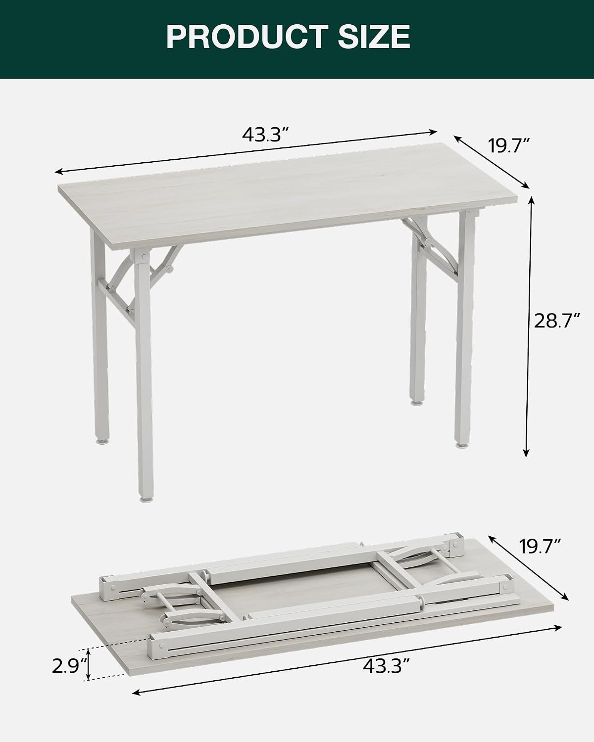 Frylr Small Folding Computer D - огляд і ціна Desk Setup For 2 Laptops