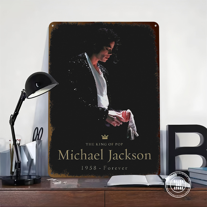Michael Jackson Tribute Tinpla - огляд і ціна Desk Setup Poster