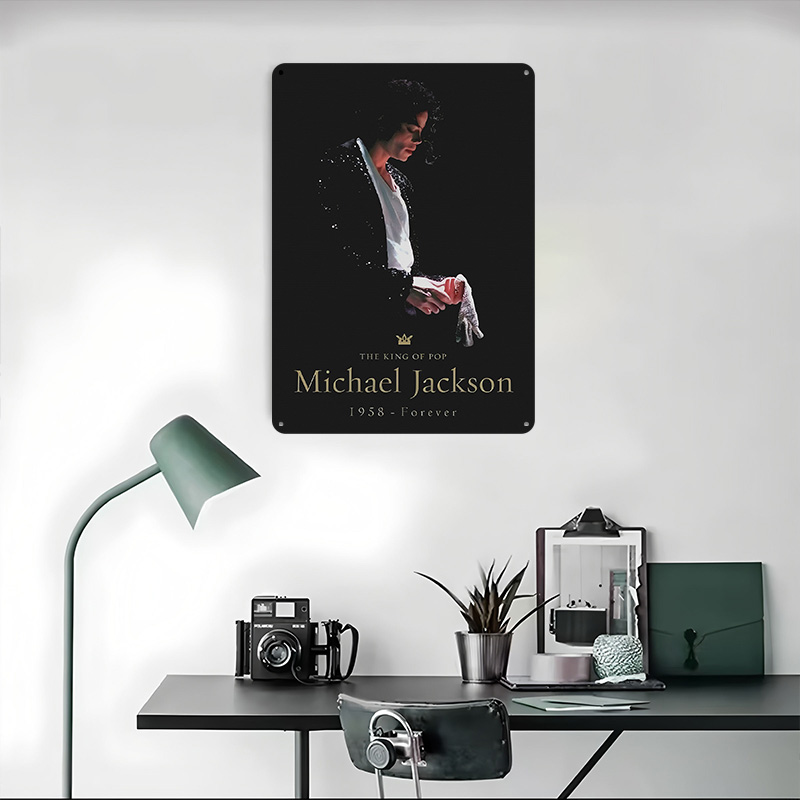 Michael Jackson Tribute Tinpla - огляд і ціна Desk Setup Poster
