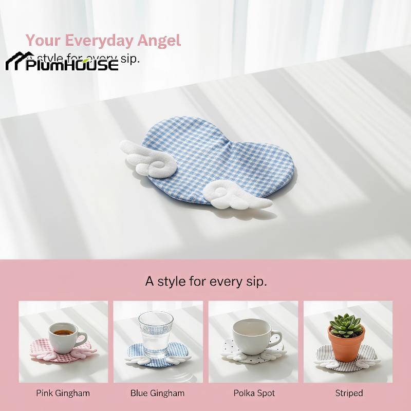 1Pcs Aesthetic Plaid Anti Scal - огляд і ціна Desk Setup Girly
