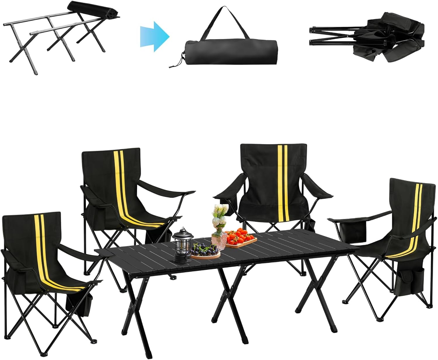 Folding Camping Chair And Tabl - огляд і ціна Desk Setup Kit