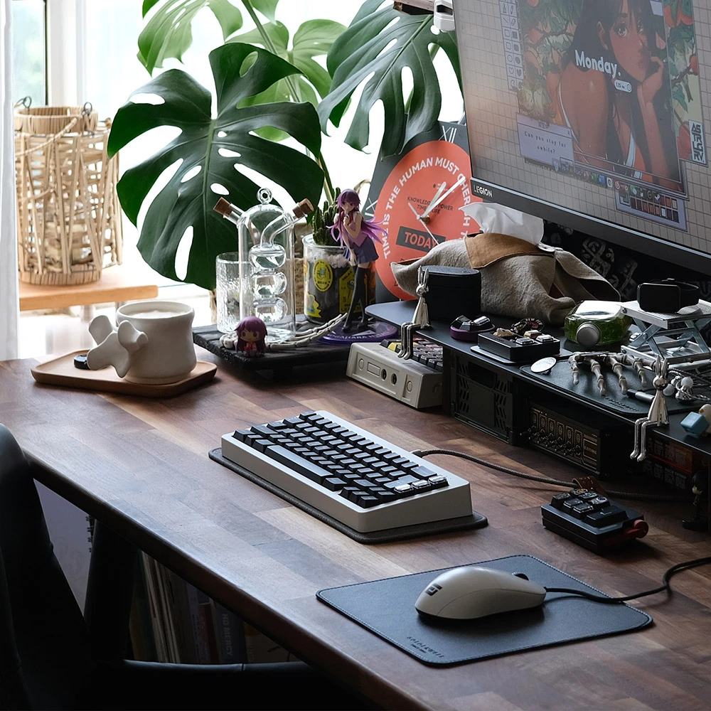 ECHOME Linen HIFI Keyboard Pad - огляд і ціна Desk Hifi Setup