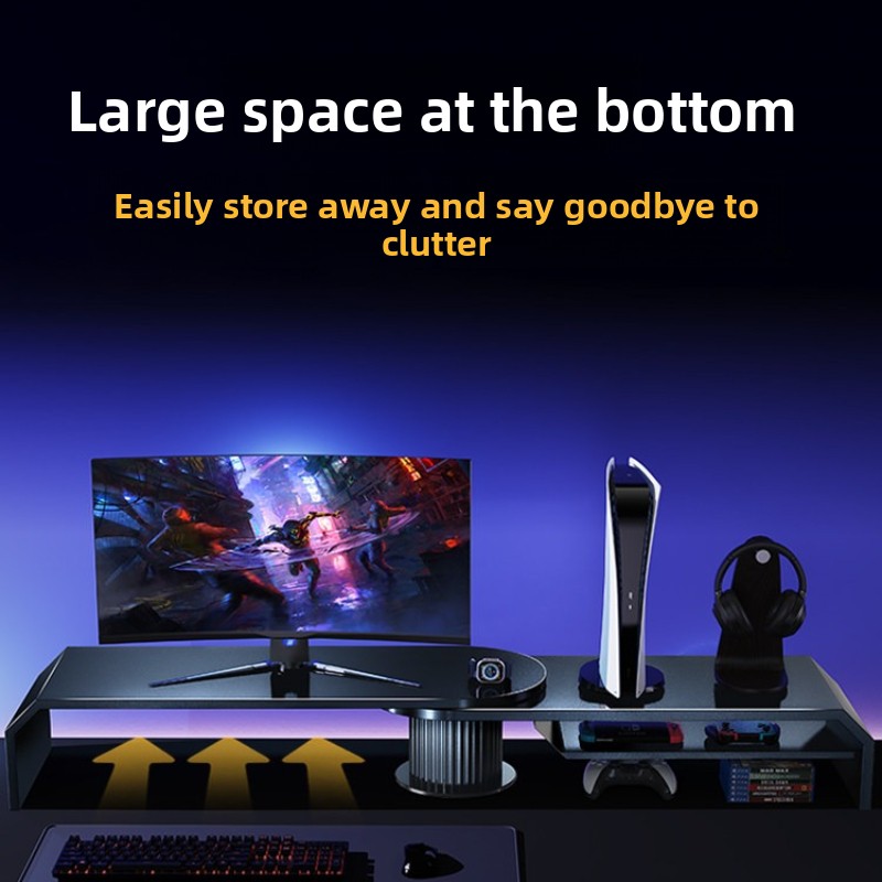 Gaming Dual Monitor Stand Offi - огляд і ціна Desk Setup Dual Monitor