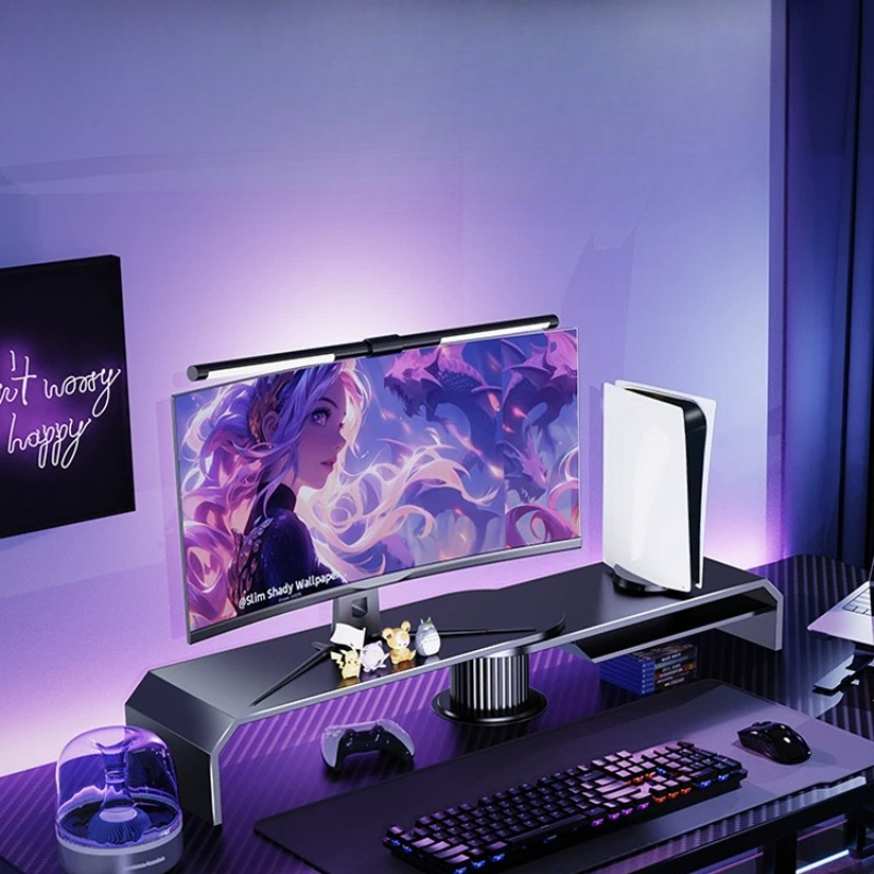 Gaming Dual Monitor Stand Offi - огляд і ціна Desk Setup Dual Monitor