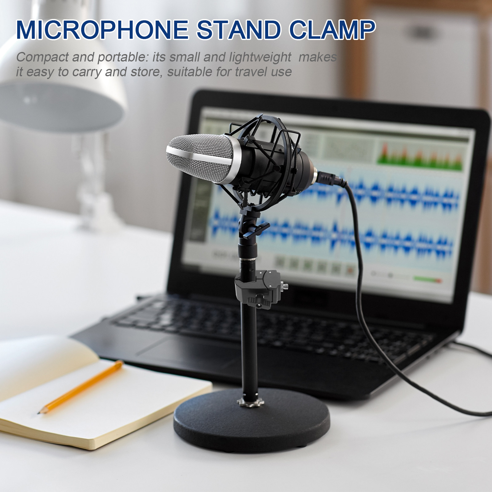 Heavy Duty Microphone Stand Cl - огляд і ціна Desk Setup Studio