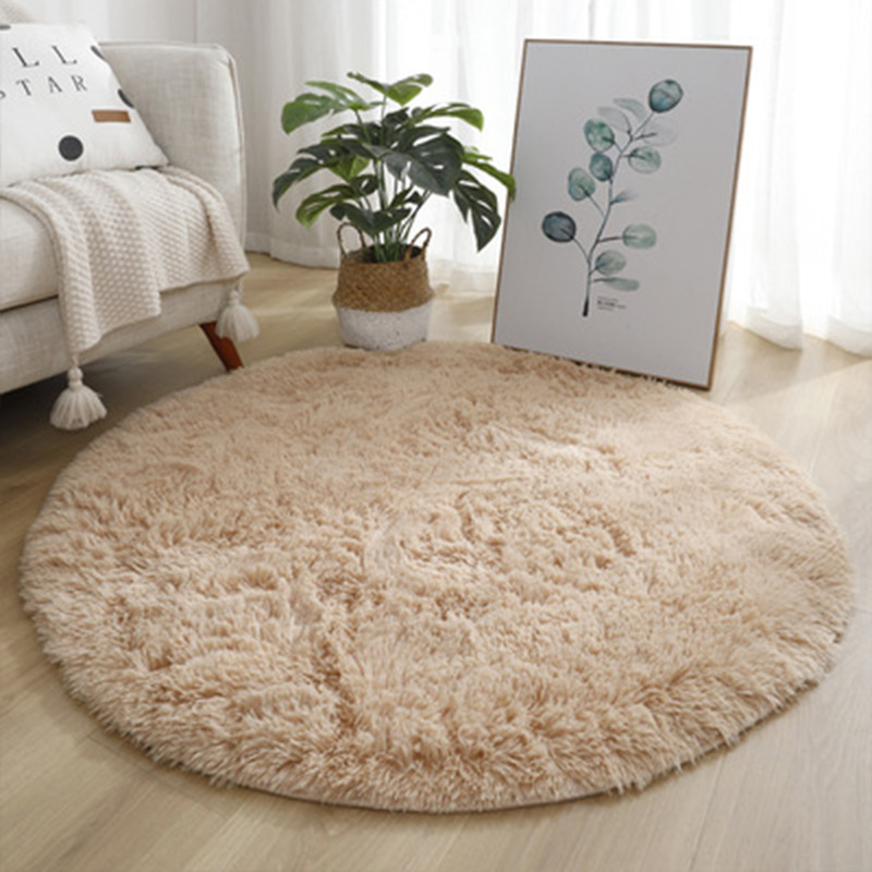 Super Soft Plush Round Rug Mat - огляд і ціна Desk Setup Girly