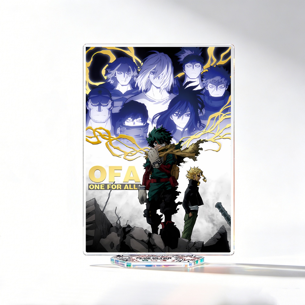 My Hero Academia Acrylic Stand - огляд і ціна Desk Setup Poster