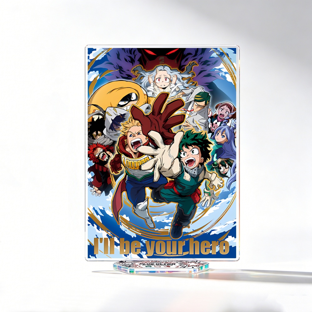 My Hero Academia Acrylic Stand - огляд і ціна Desk Setup Poster