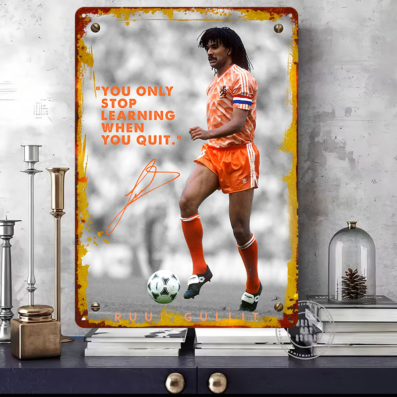 Ruud Gullit Football Player Wa - огляд і ціна Desk Setup Poster