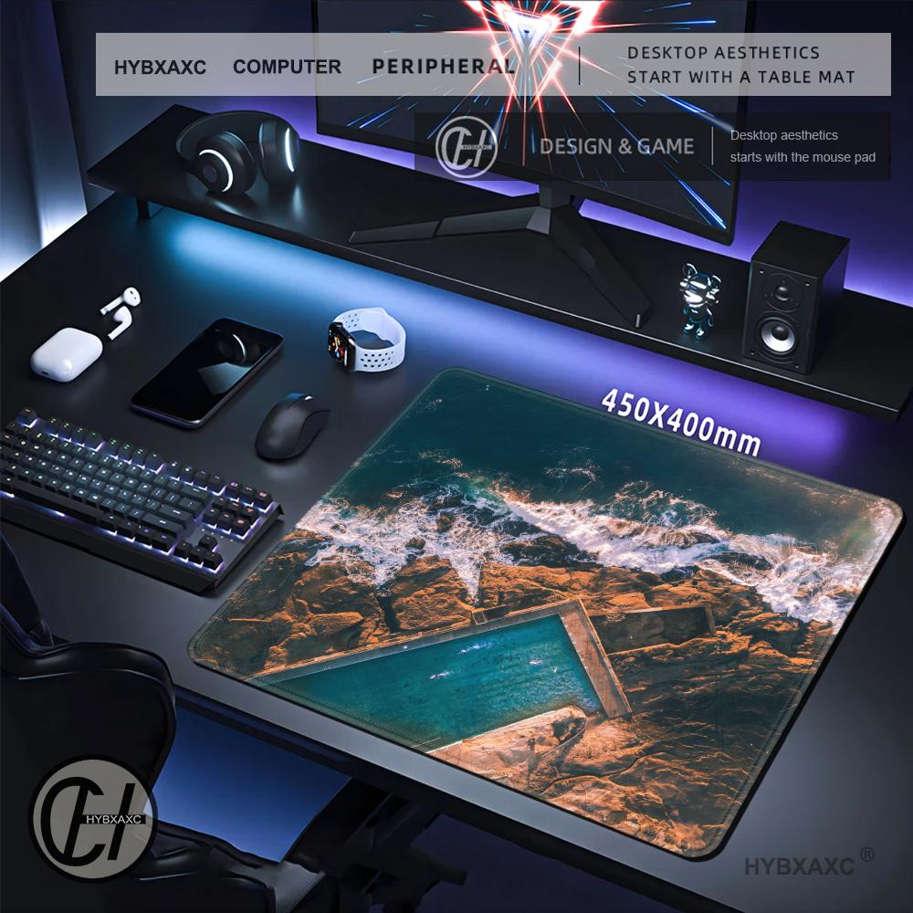 HYBXAXC MAerial Ocean Wave Mou - огляд і ціна Desk Setup Photography