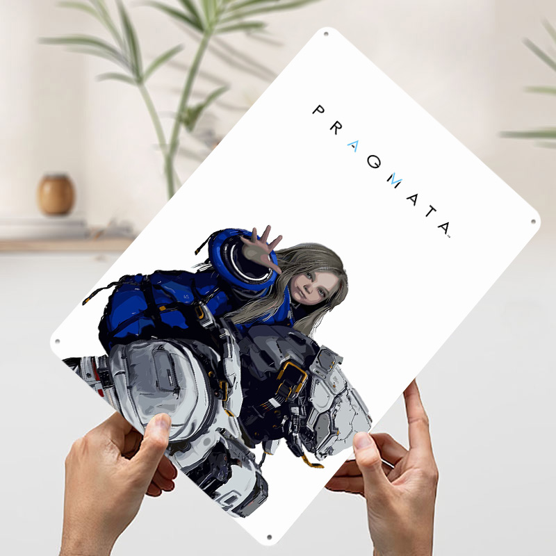 Pragmata Game Character Metal  - огляд і ціна Desk Setup Poster