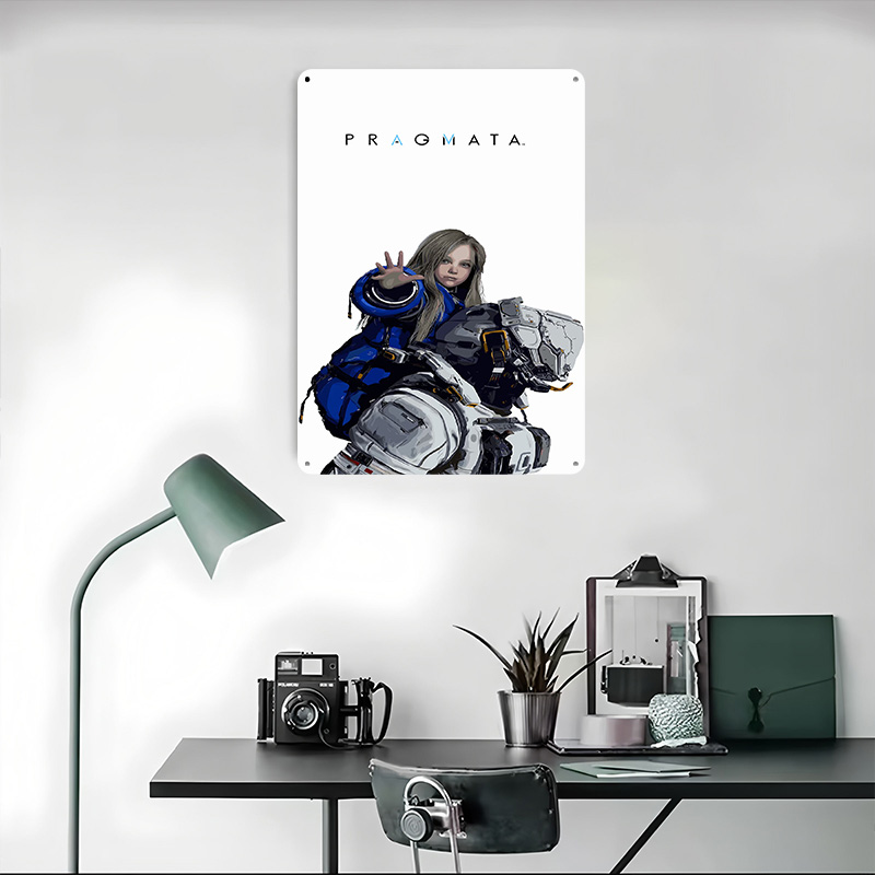 Pragmata Game Character Metal  - огляд і ціна Desk Setup Poster