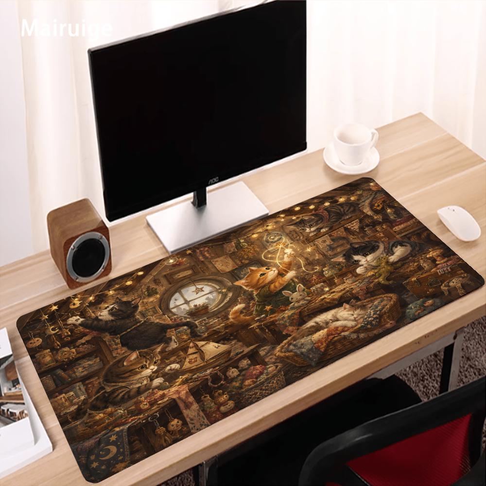 Cats Mouse Pad Anti-slip Desk  - огляд і ціна Desk Setup Bedroom
