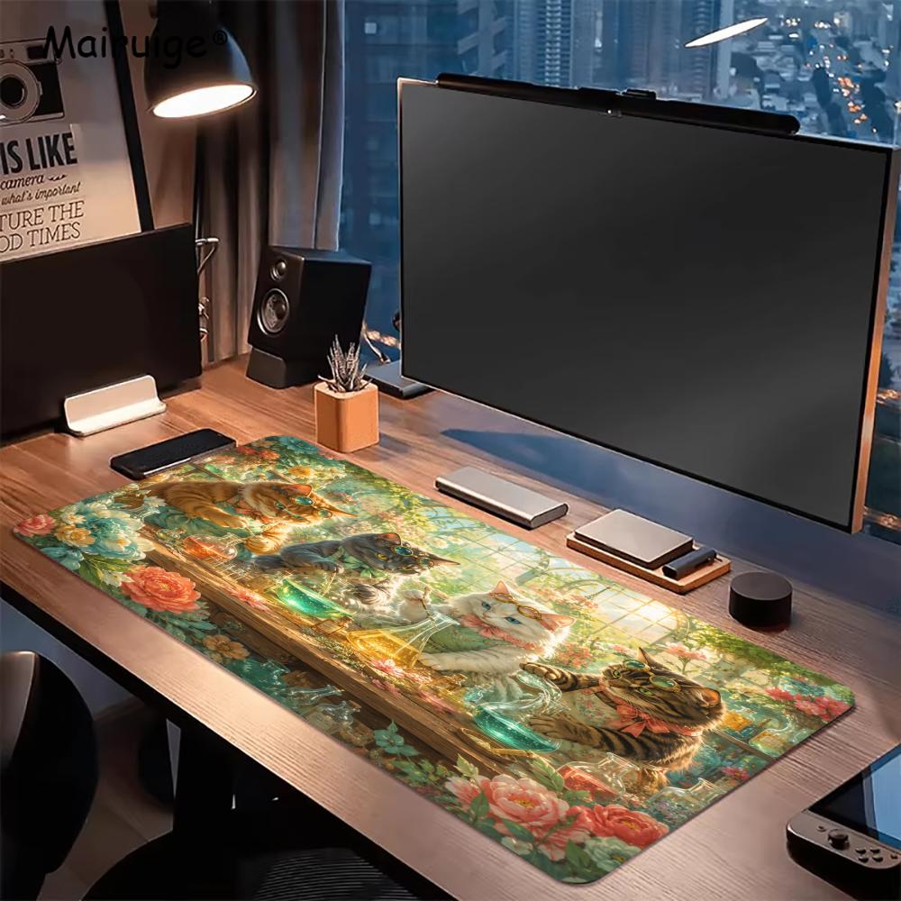 Cats Mouse Pad Anti-slip Desk  - огляд і ціна Desk Setup Bedroom