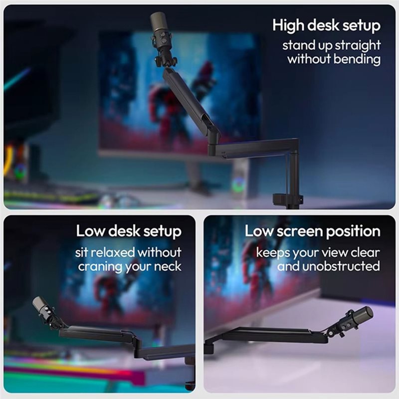 A99E-ZJ05 Adjustable Microphon - огляд і ціна Desk Setup Streaming