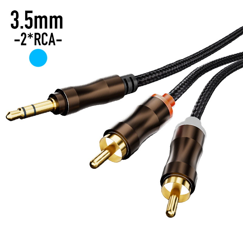 RCA To 3.5 mm Jack Aux Audio C - огляд і ціна Desk Hifi Setup