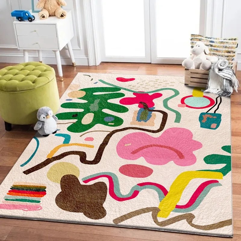 Stylish Nordic style rug, dopa - огляд і ціна Desk Setup Girly