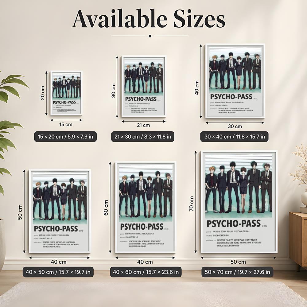 Animation P-Psycho-Pass Desk S - огляд і ціна Desk Setup Poster