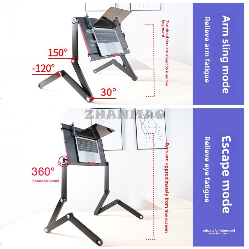 Lying Flat on The Bed, Laptop  - огляд і ціна Desk Setup Maker