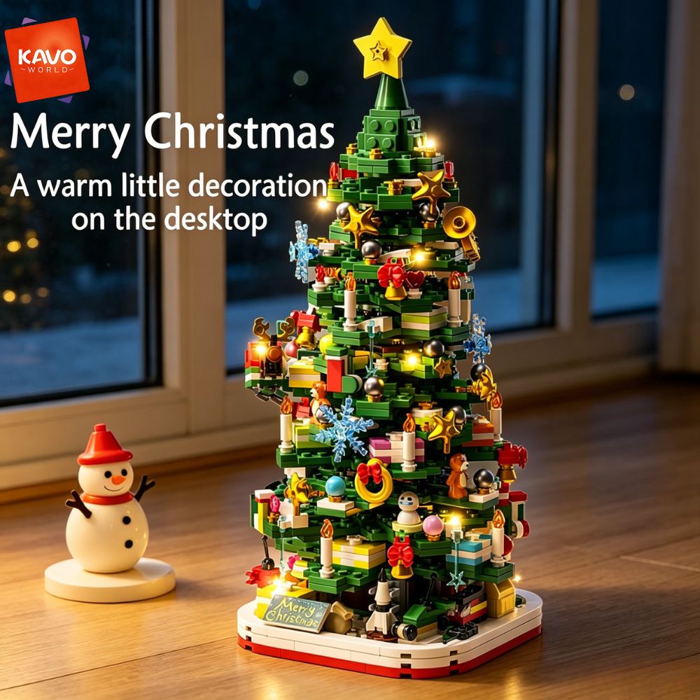 KAVOWORLD 1024pcs Christmas Tr - огляд і ціна Desk Office Setup Ideas