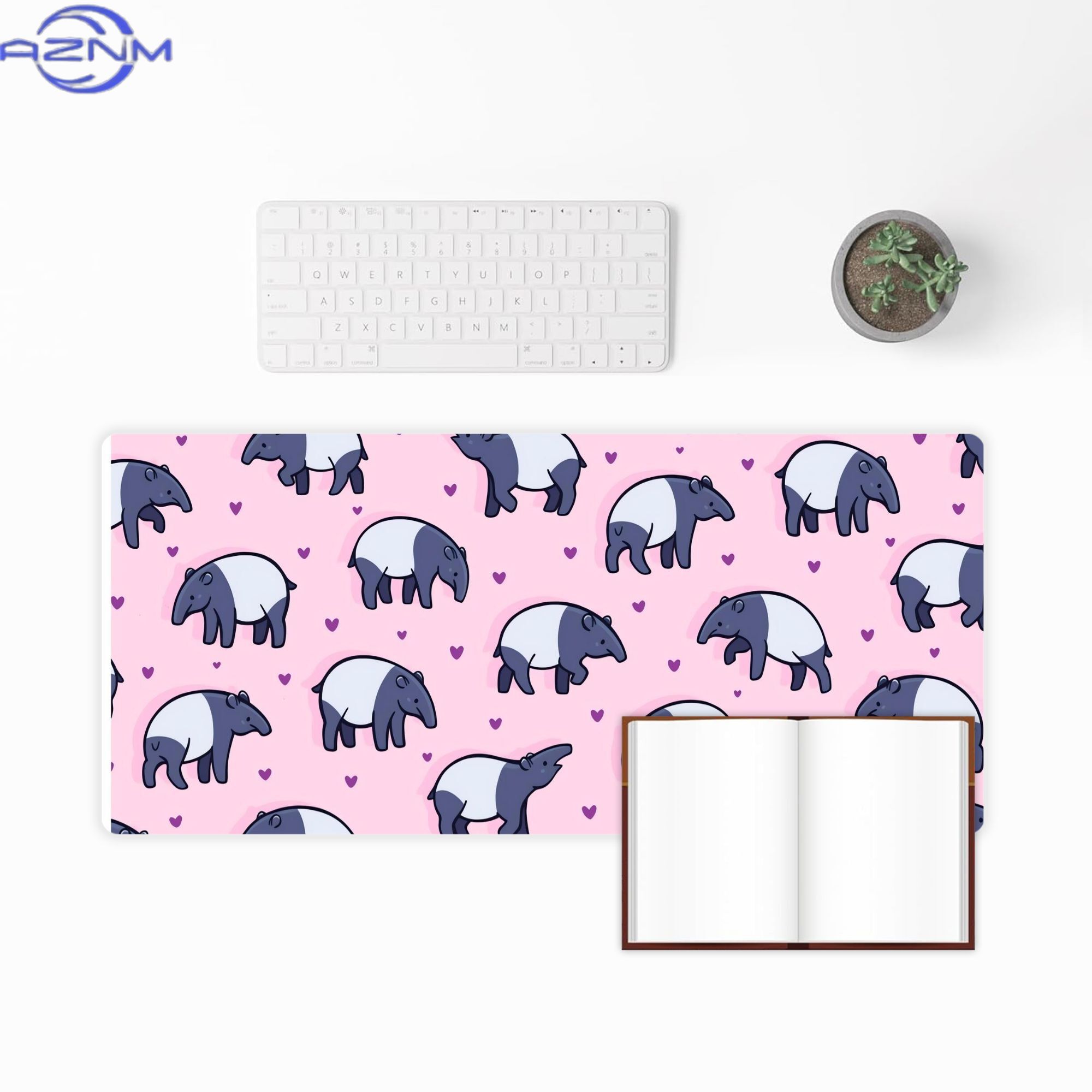 Tiny Tapirs Large Desk Mat for - огляд і ціна Desk Setup Streaming