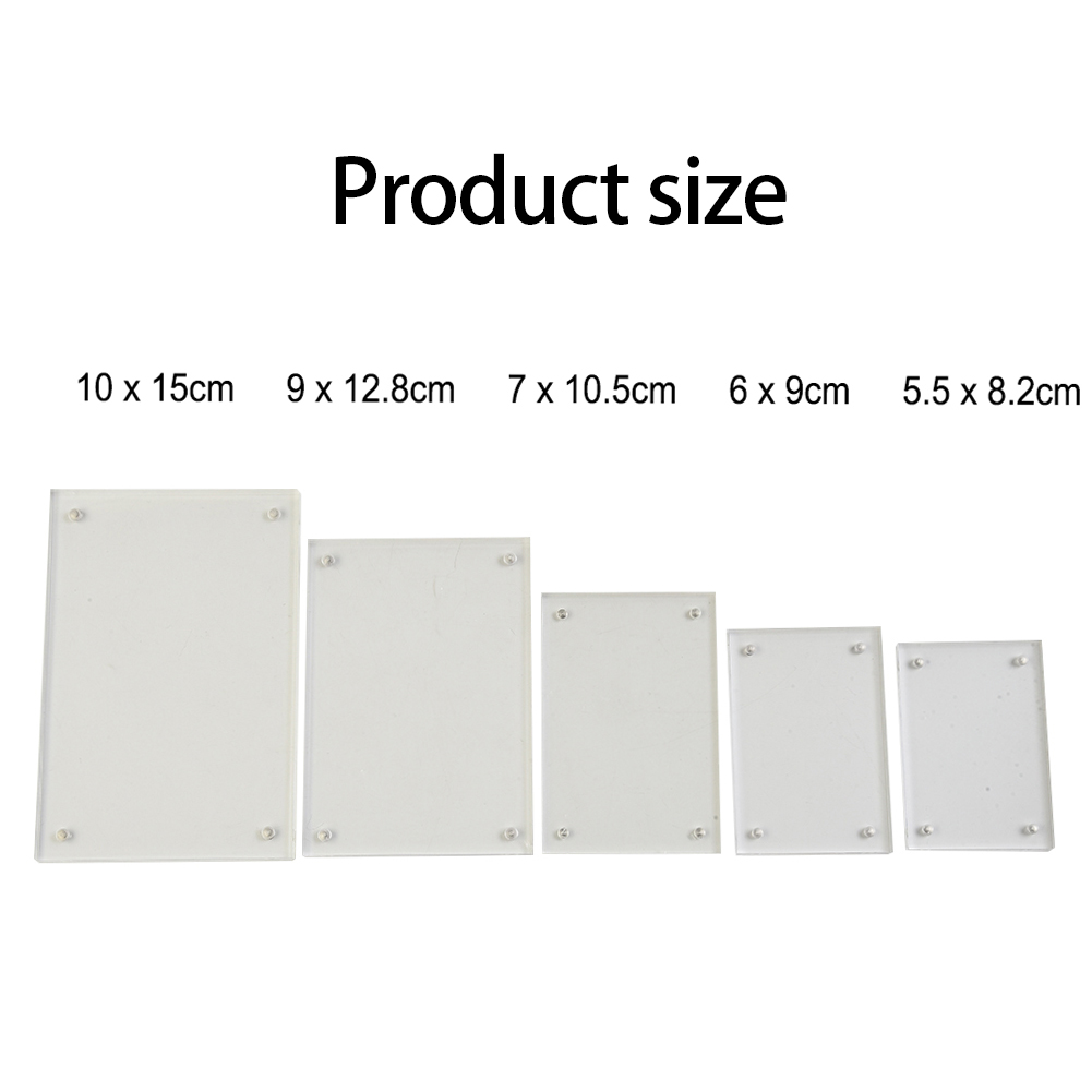 Clear Acrylic Picture Photo Fr - огляд і ціна Desk Setup Poster